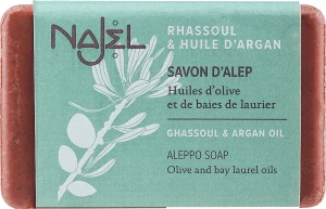 Najel Мило алеппське "Червона глина" Aleppo Soap Rhassoul and Argan Oil