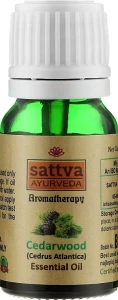 Sattva Эфирное масло "Кедр" Ayurveda Cedarwood Essential Oil