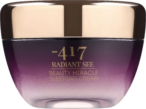 -417 Крем ночной для восстановления кожи лица Radiant See Immediate Miracle Beauty Sleeping Cream