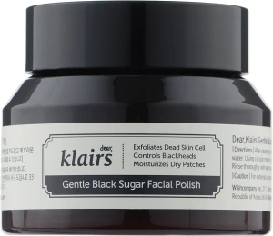 Klairs Зволожувальний пілінг для обличчя Gentle Black Sugar Facial Polish