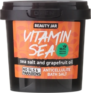 Beauty Jar Антицеллюлитная соль для ванны "Vitamin Sea" Anticellulite Bath Salt