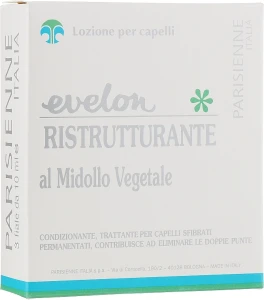 Parisienne Italia Восстанавливающий лосьон в ампулах с экстрактом кабачка Evelon Hair Ampoules