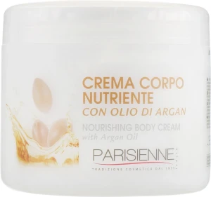 Parisienne Italia Питательный крем для тела с аргановым маслом Body Cream Nourishing