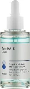 Зволожуюча сироватка з гіалуроновою кислотою - PURITO DermHA-3 Serum, 50 мл