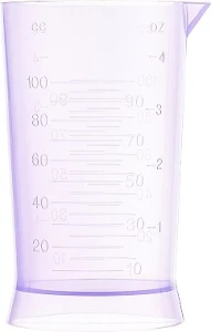 TICO Professional Мірна склянка для фарби, 100 мл, фіолетовий