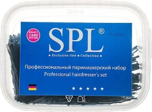 SPL Невидимки для волосся 50 мм, фрезеровані чорні, 50911
