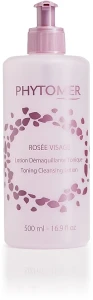 Розовая вода для снятия макияжа - Phytomer Rosee Visage Toning Cleansing Lotion, 500 мл
