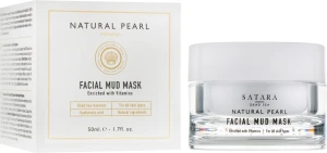 Satara Грязьова маска для обличчя з вітамінами Natural Pearl Facial Mud Mask