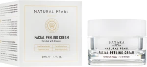 Satara Крем-пілінг для обличчя з вітамінами Natural Pearl Facial Peeling Cream