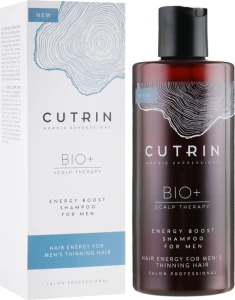 Cutrin Шампунь от выпадения волос для мужчин Bio+ Energy Boost Shampoo For Men