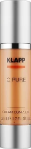 Klapp Концентрированный крем для интенсивной ревитализации кожи C Pure Cream Complete