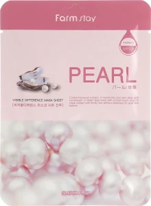 FarmStay Тканинна маска з екстрактом перлів Visible Difference Mask Sheet Pearl