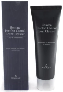 The Skin House Глибокоочищувальна матувальна пінка для чоловічої шкіри Homme Innofect Control Foam Cleanser