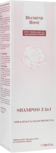 BioFresh Шампунь 3 в 1 "Волосся + шкіра + захист кольору" Diamond Rose Shampoo 3 in 1