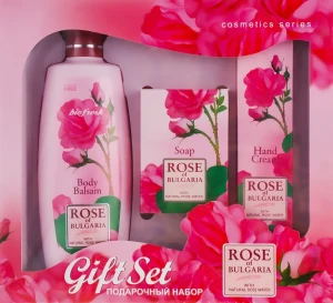 BioFresh Набір Rose of Bulgaria Gift Set (b/balm/330ml + soap/100g + h/cr/75ml)
