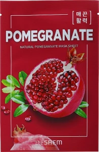 The Saem Тканевая маска с экстрактом граната Natural Pomegranate Mask Sheet