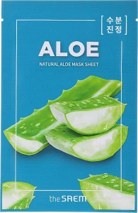 The Saem Тканинна маска "Алое", розслаблювальна Natural Skin Fit Relaxing Mask Sheet Aloe