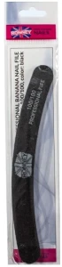 Ronney Professional Пилочка для ногтей, 100/100, черная, "RN 00249"