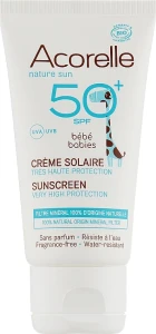 Acorelle Сонцезахисний крем для дітей Baby Sunscreen Very High Protection SPF50