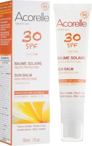 Acorelle Сонцезахисний бальзам для обличчя Sun Balm High Protection SPF30