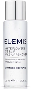 Elemis Двофазний лосьйон для демакіяжу White Flowers Eye & Lip Make-Up Remover