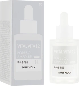 Tony Moly Сыворотка для сужения пор Vital Vita 12 Poresol Ampoule Н