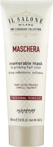 Защитная маска для окрашенных волос - Alfaparf IL Salone Milano Memorable Mask, 250 мл