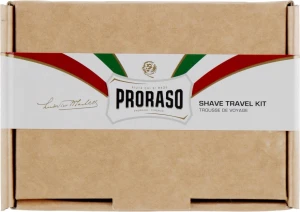 Proraso Набор Shave Travel Kit (cr/15ml + sh/cr/15ml + ash/balm/25ml)
