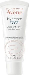 Avene Гідратувальний зволожувальний крем Hydrance Rich Hydrating Cream