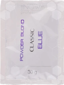 JNOWA Professional Знебарвлювальна пудра антижовтий ефект, безпилова, синя Ing Professional Color Bleaching Powder