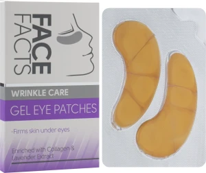 Face Facts Патчи под глаза гелевые Wrinkle Care Gel Eye Patches