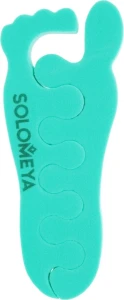 Solomeya Роздільники для пальців "Ніжка", зелені Toe Separators