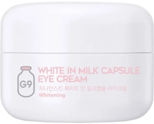 G9Skin Крем для глаз осветляющий с молочными протеинами White In Milk Capsule Eye Cream