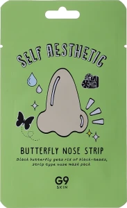 Патч-метелик для носа проти чорних цяток - G9Skin Self Aesthetic Butterfly Nose Strip, 1шт