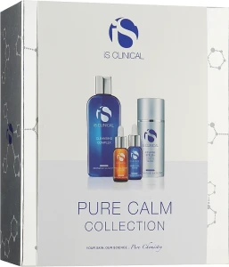 IS CLINICAL Набор от покраснений Pure Calm Collection (clean/gel/180ml + serum/15ml + serum/15ml + sun/cr/100g)