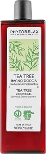 Phytorelax Laboratories Гель для душу заспокійливий та очищуючий TEA TREE Vegan&Organic PhL Tea Tree Shower Gel