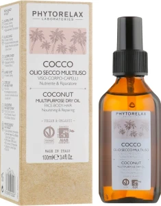 Phytorelax Laboratories Масло для тіла і волосся Coconut Multipurpose Dry Oil