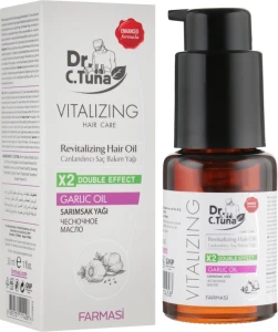 Farmasi Масло для волос с экстрактом чеснока Dr. Tuna Garlic Oil Double Effect