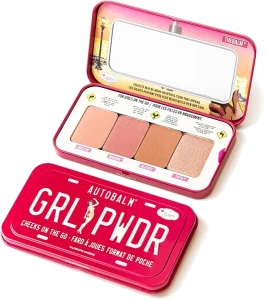 TheBalm Autobalm "GRL PWDR" Cheek Palette Палитра румян