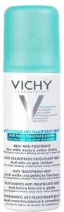 Vichy Дезодорант-антиперспирант против белых следов и желтых пятен, эффективность 48 часов Deodorant Anti-Transpirant Spray 48H