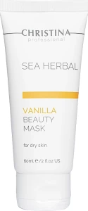 Ванільна маска краси для сухої шкіри - Christina Sea Herbal Beauty Mask Vanilla, 60ml