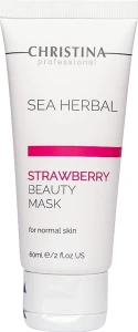Christina Полунична маска краси для нормальної шкіри Sea Herbal Beauty Mask Strawberry