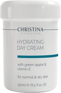 Christina Увлажняющий дневной крем с зеленым яблоком и витамином Е для нормальной и сухой кожи Hydrating Day Cream Green Apple