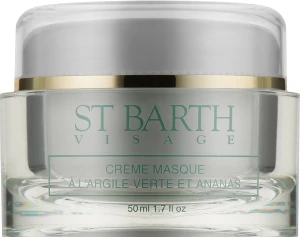 Ligne St Barth Маска для обличчя "Зелена глина і ананас" Cream Mask With Green Clay Pineapple