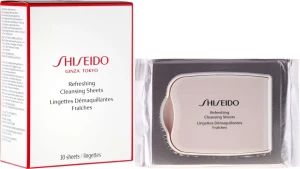 Shiseido Салфетки для лица освежающие Skincare Global Refreshing Cleansing Sheets