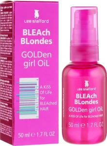 Lee Stafford Питательное масло для осветленных волос Bleach Blondes Golden Girl Oil