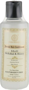 Khadi Natural Натуральный травяной кондиционер для волос "Шикакаи и Мёд" без SLS Shikakai & Honey Hair Conditioner