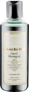 Khadi Natural Натуральное масло для волос "Брингарадж" Ayurvedic Bhringraj Herbal Hair Oil