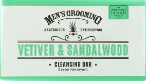Scottish Fine Soaps Мило для душу "Ветивер і сандал" Vetiver and Sandalwood Men's Cleansing Bar Soap