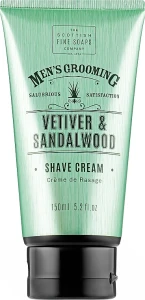 Scottish Fine Soaps Крем для бритья "Ветивер и сандал" Vetiver & Sandalwood Shave Cream